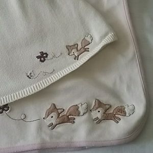 Sweater dress and matching receiving blanket